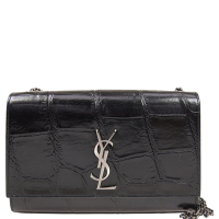 [直营]YVES SAINT LAURENT(圣罗兰)Kate系列鳄鱼压纹皮革 女士单肩包斜挎包 YSL女包