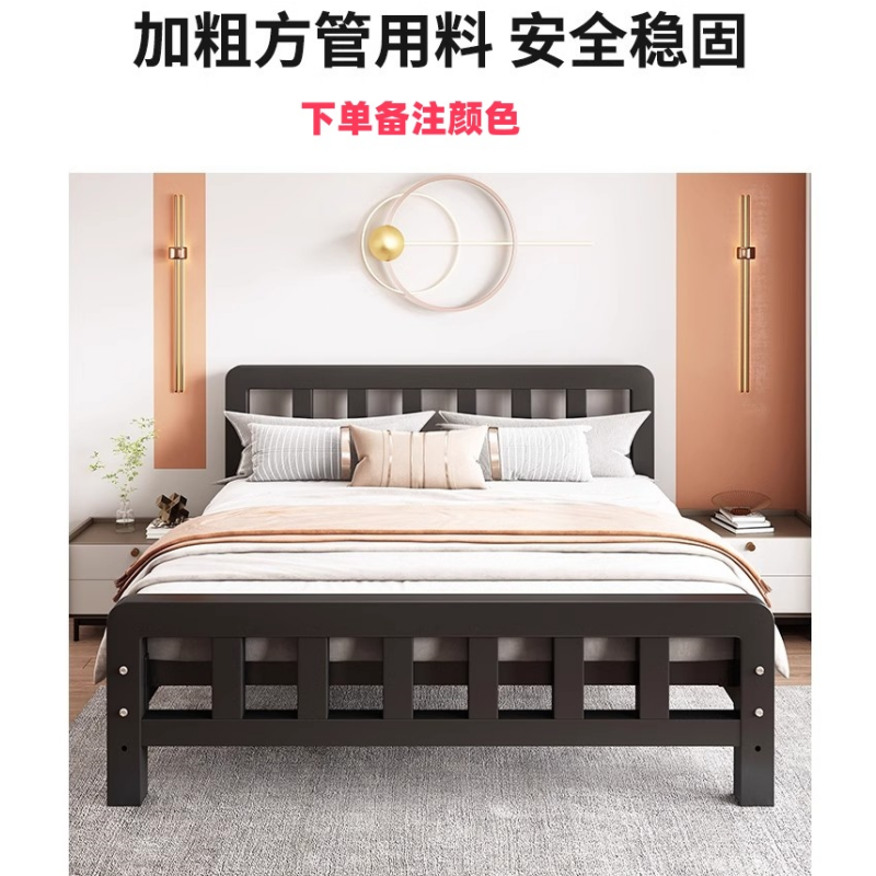 豫龙都职工床含床垫1.2m套高清大图