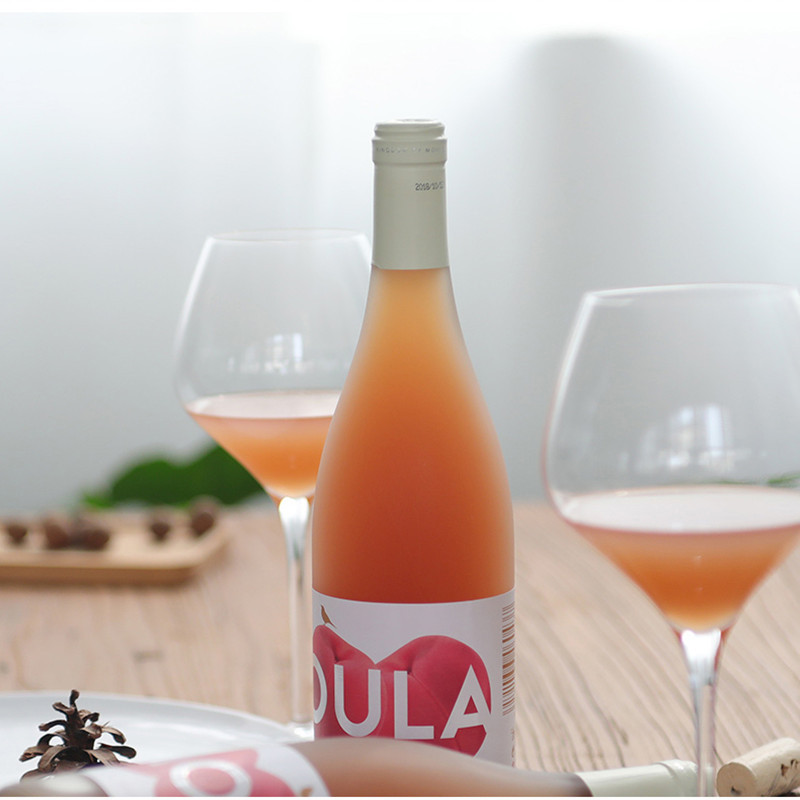 慕拉(moula) 蜜桃水果酒女士低度甜酒国产桃子酒750ml*1支