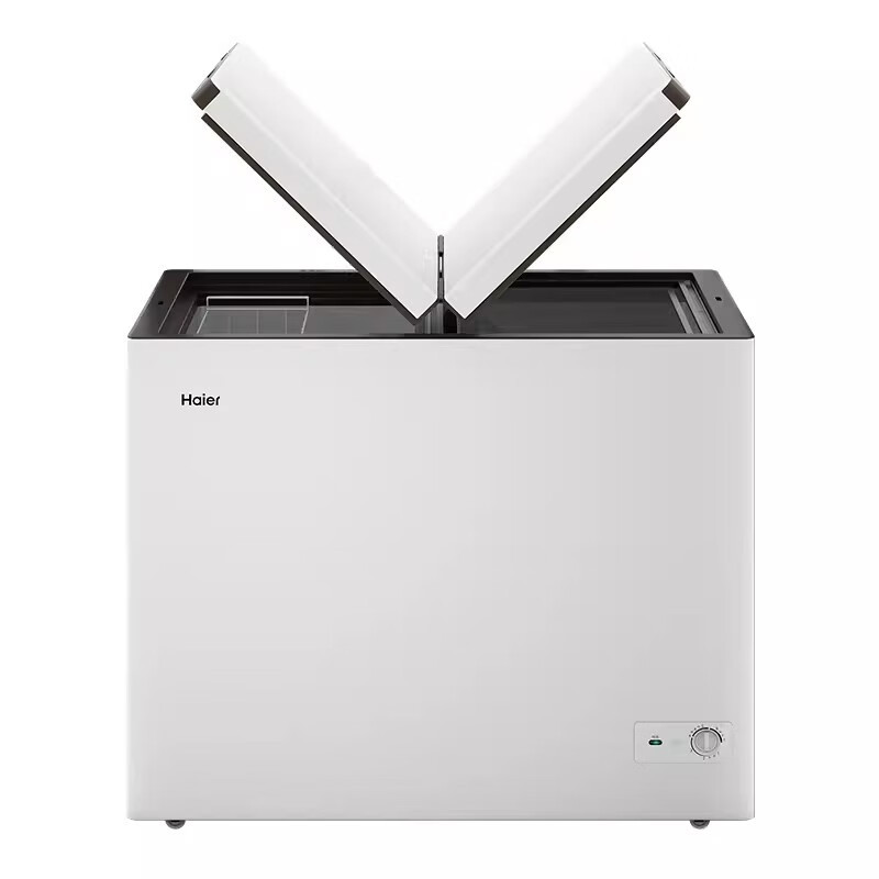 海尔(Haier)海尔冰柜冷柜商用小型双温大容量冷藏冷冻节能 新款210升双温 FCD-210GHXD