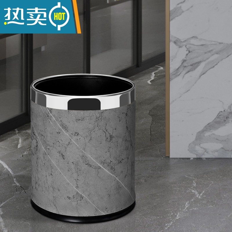 XIANCAI垃圾桶家用双层欧式创意大容量厨房客厅卧室卫生间办公室轻奢高清大图