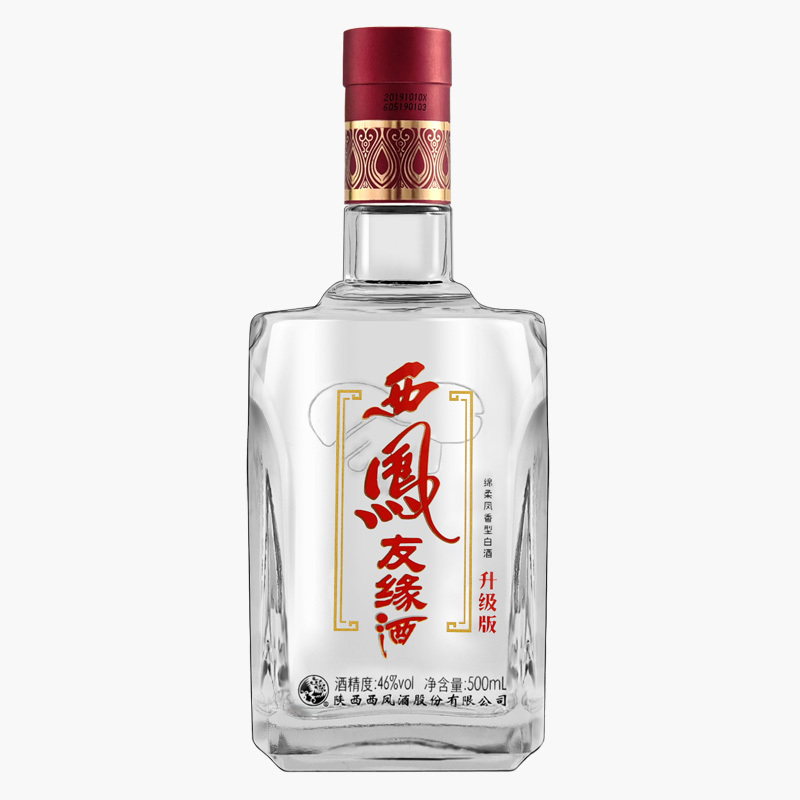 西凤 友缘酒升级版 46度 500ml单瓶 凤香型白酒
