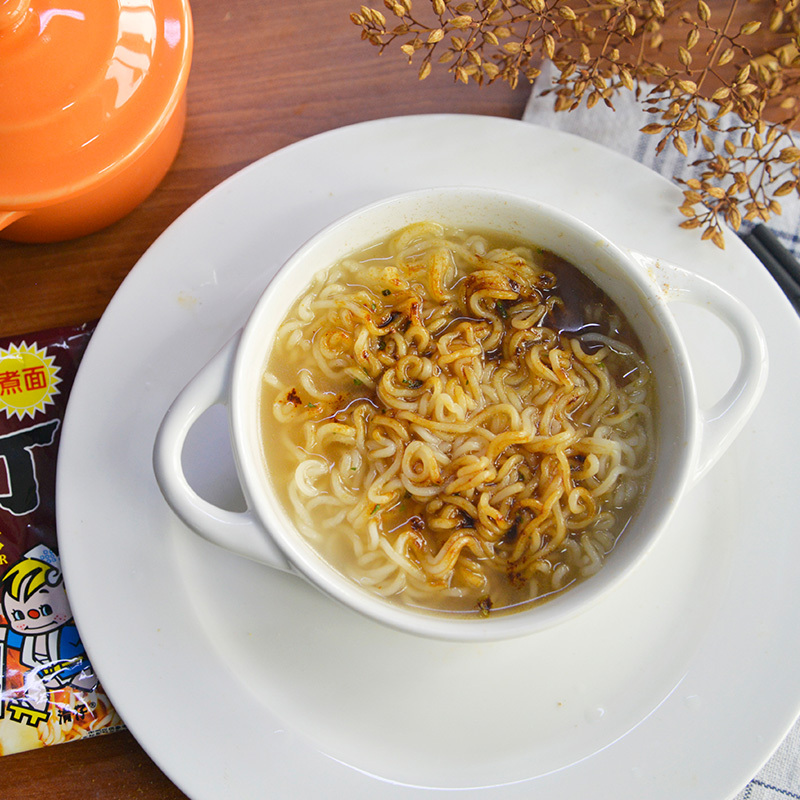 中国香港出前一丁方便面 五香牛肉味100g*30包/箱 方便速食泡面拉面办公室 熬夜