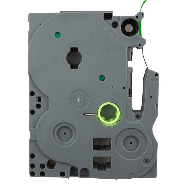 艾洁 标签带18mm白底红字PL-242 适用兄弟 PT-1010;1100CH;1280;TZe-242标签机色带