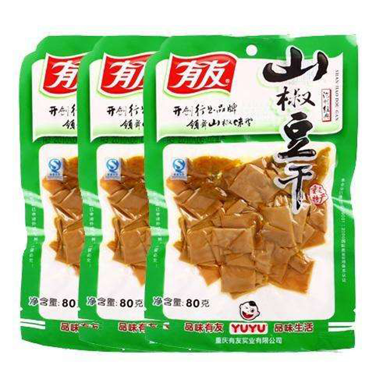 有友山椒豆干80g高清大图