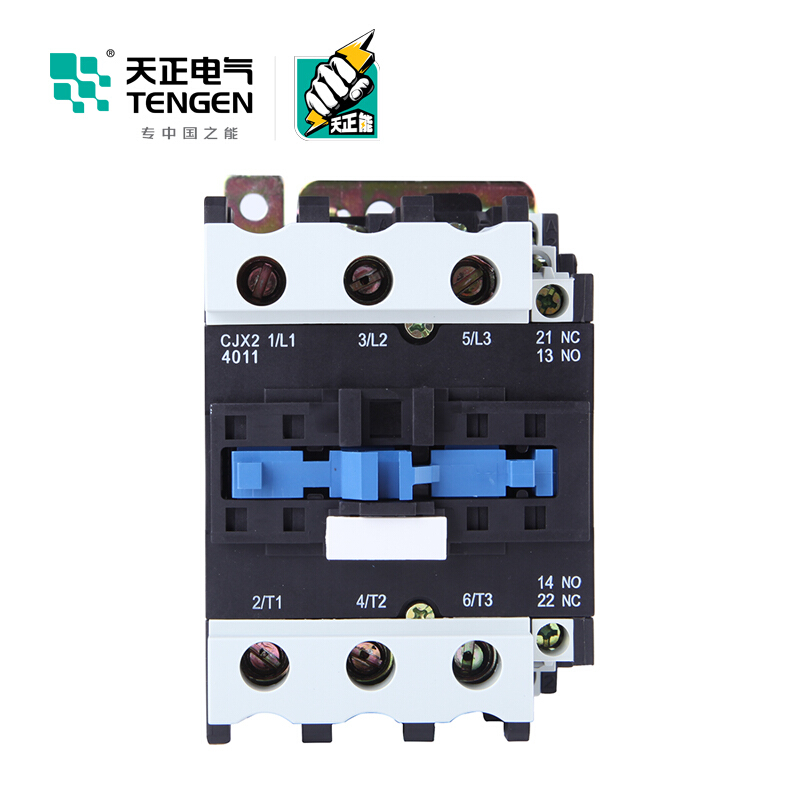 天正电气 CJX2-4011 380V 3NO 1NO+1NC 40A 50Hz 3P 02010070178 交流接触
