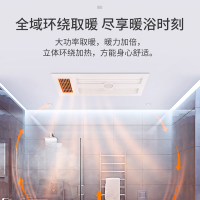 雷士照明NVC浴霸集成吊顶取暖吹风换气照明10W-10W以上多功能浴霸风暖300*600其他照明模块