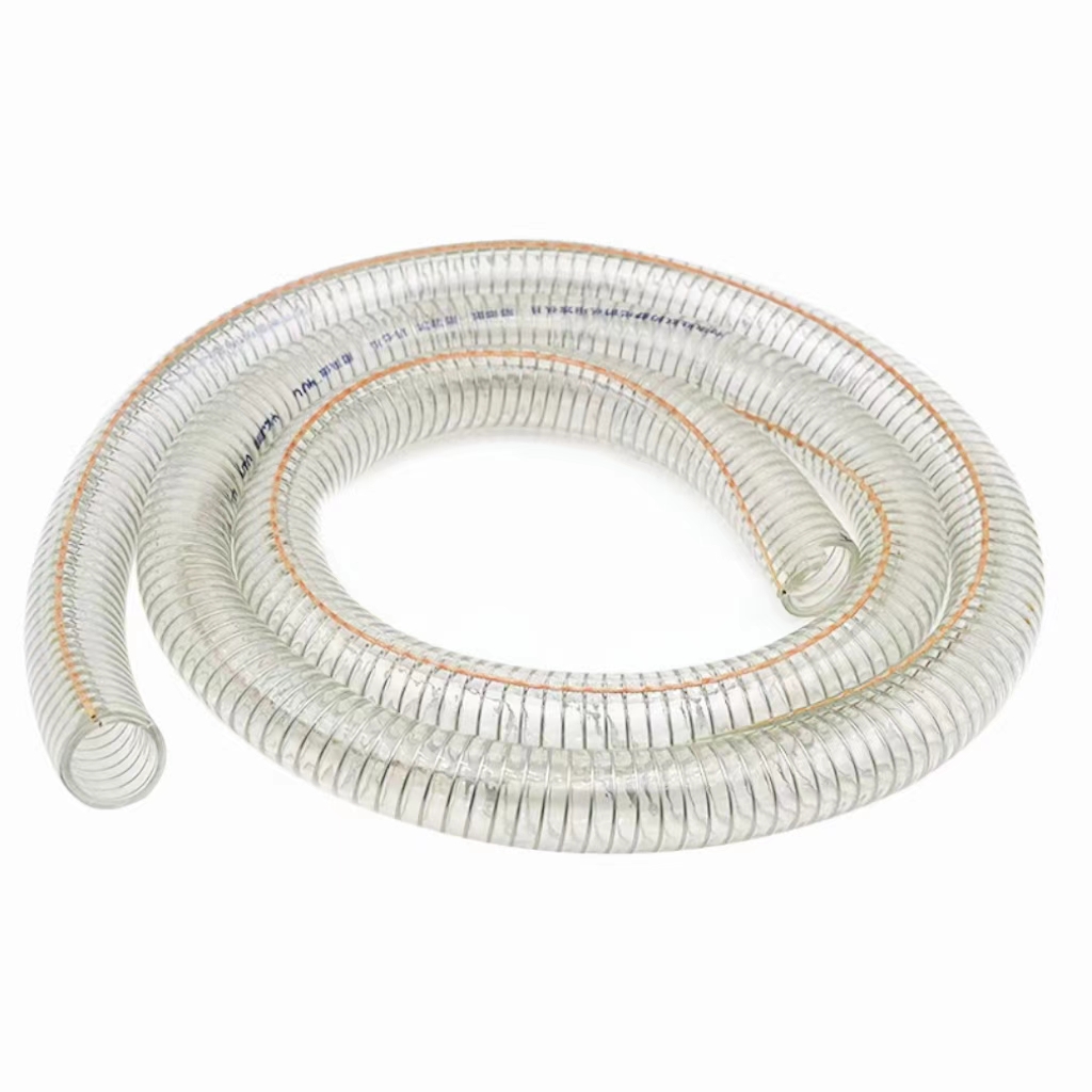 盛京联硕 耐油管 耐低温硅胶钢丝软管静电钢丝管 内径32mm (1.2寸)壁厚4mm 米高清大图
