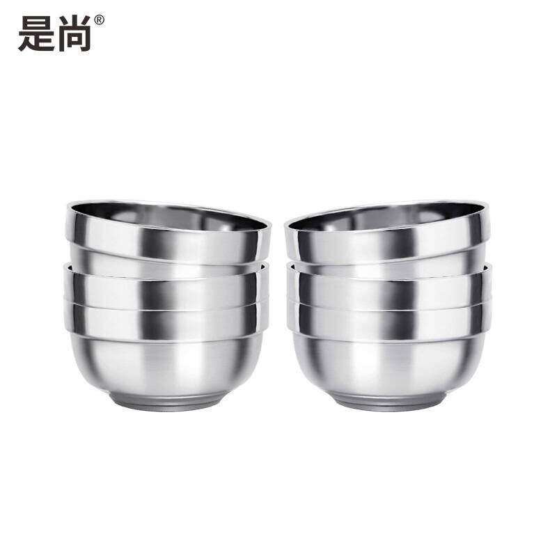 是尚 304不锈钢碗 12cm 一个高清大图