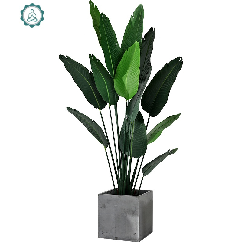 大型北欧仿真植物落地旅人蕉盆景客厅室内装饰假盆栽绿植摆件假树 封