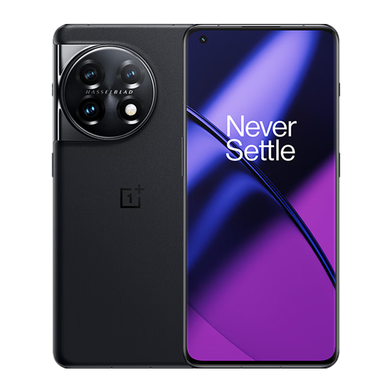 [全国联保]一加11 无尽黑 16GB+512GB 全网5g 第二代骁龙 8 哈苏影像 2K + 120Hz 高刷屏 超帧超画引擎 100W快充 多重散热手机官方正品享OPPO售后