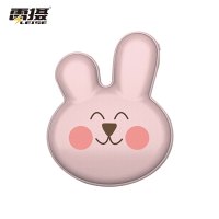 雷摄LEISE LS-TZ01暖手宝充电宝二合一迷你兔耳朵可爱暖宝宝2400mAh大容量USB暖手神器生日礼物女生(粉