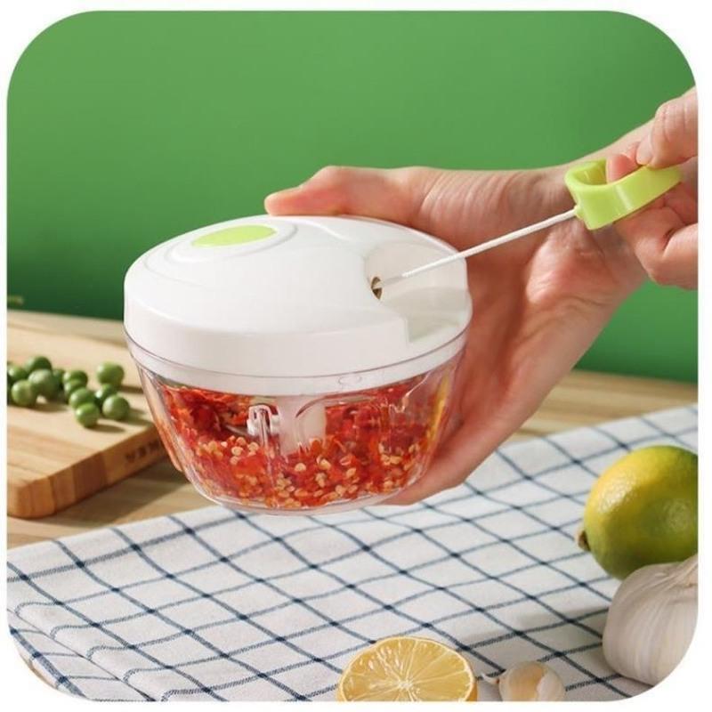 500毫升绞蒜器蒜泥神器多功能绞蒜器手拉搅蒜器打蛋器手动拉蒜器