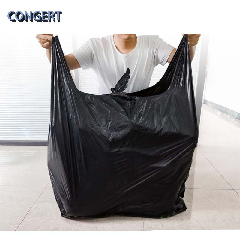 CONGERT 背心垃圾袋 64*100cm厚4.7丝 50只 捆高清大图