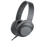 索尼(SONY)MDR-H600A 头戴式高解析度立体声耳机 有线控(灰黑色)