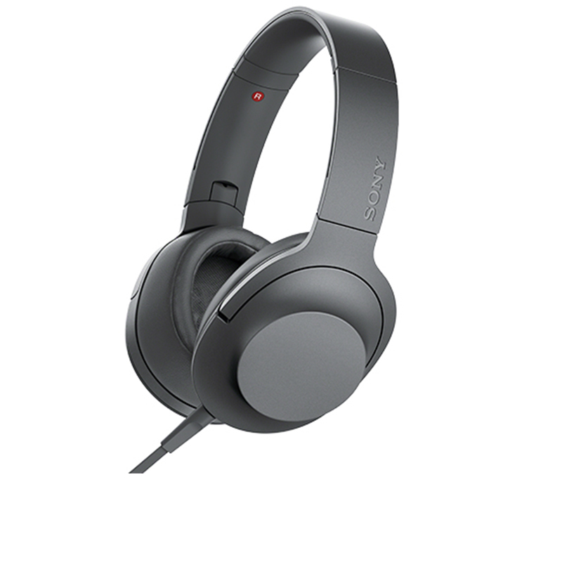 索尼(SONY)MDR-H600A 头戴式高解析度立体声耳机 有线控(灰黑色)
