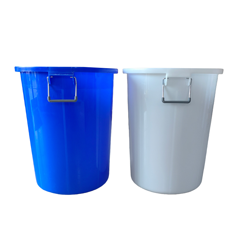 炯毅 塑料水桶红桶塑料桶洗衣手提桶拖把洗澡水桶 塑料桶 100L 带盖 个高清大图