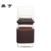鼎亨耐热玻璃功夫茶具户外旅行茶杯便携过滤快客杯极简家用泡茶具