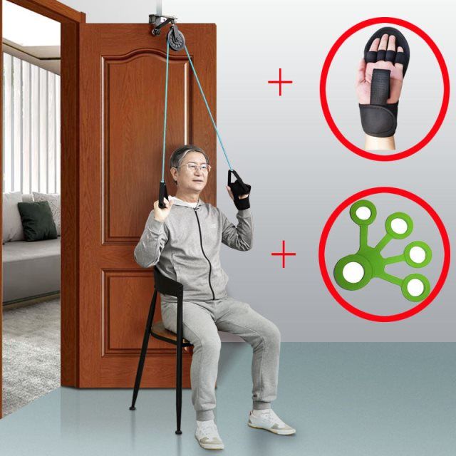 滑轮吊环牵引保健绳健身拉拉绳康复训练器材上肢牵引拉力绳拉力|升级