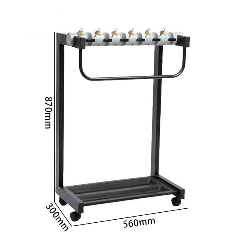 豫汉迎雨伞架带锁 6头带锁雨伞架560*300*870mm个 默认