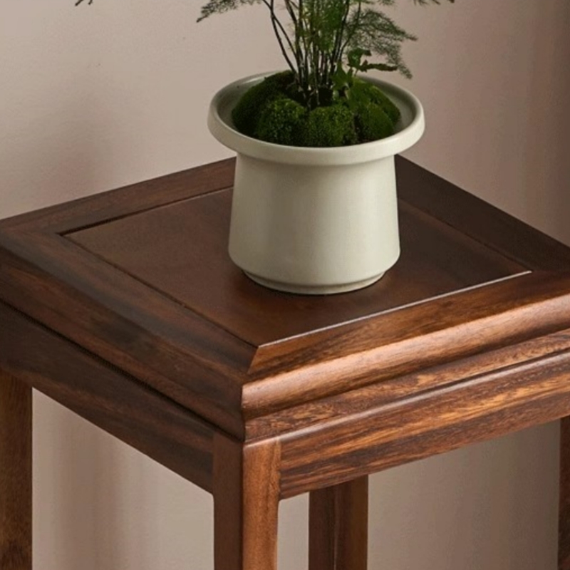 伟樽实木花架30*30*70cm个高清大图