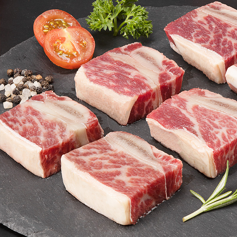 暖男厨房雪花牛仔骨牛排骨新鲜牛肉冷冻牛骨头牛肋条牛仔骨250g*4包高清大图