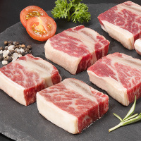 暖男厨房雪花牛仔骨牛排骨新鲜牛肉冷冻牛骨头牛肋条牛仔骨250g*4包