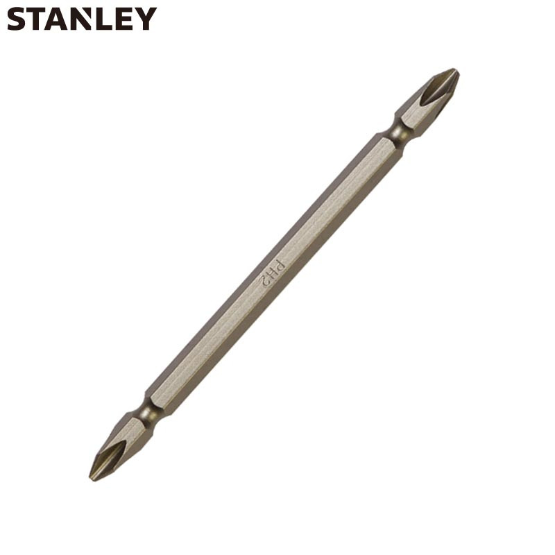 史丹利(Stanley)6.3MM系列110mm双头旋具头PH2-PH2x110mm x5 63-112F-23