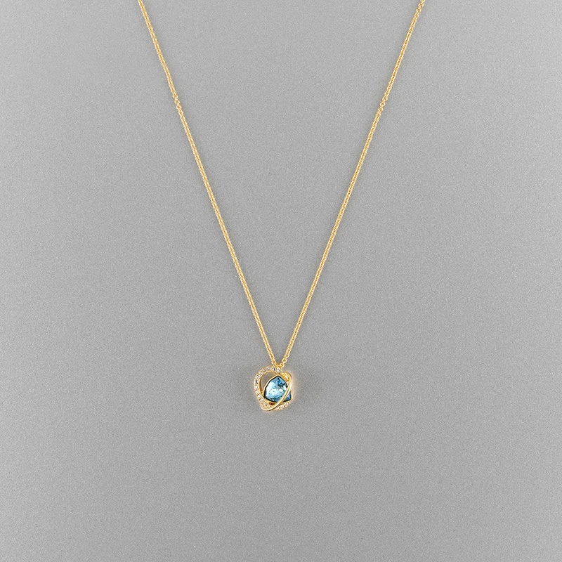 SWAROVSKI 施华洛世奇 OUTSTANDING华丽心芒人造仿水晶项链女锁骨链吊坠5455037 礼物女轻奢饰品