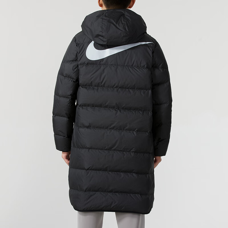 耐克（NIKE）男子新款加厚保暖时尚潮流休闲中长款羽绒服外套HQ4185-010 ZP高清大图