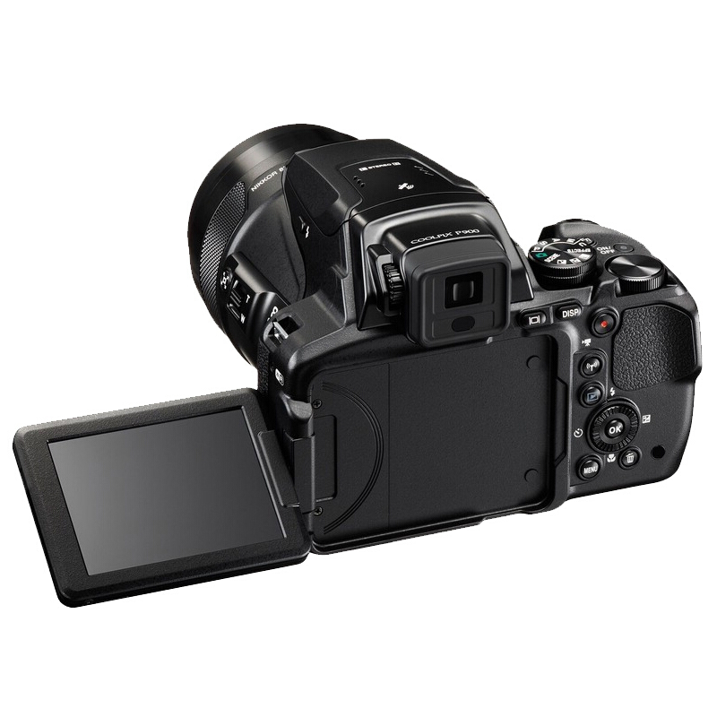 尼康(Nikon) Coolpix P900s+三脚架 大变焦 数码相机 3英寸屏 约1605万像素