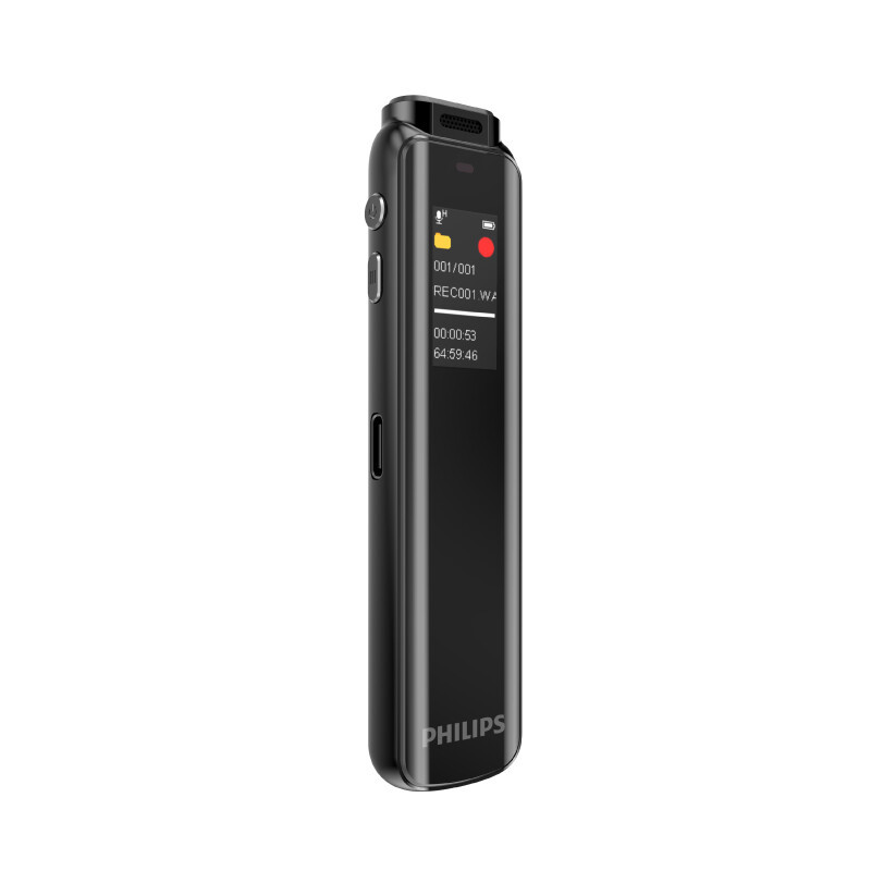 飞利浦(Philips)VTR5010专业录音笔 64G高清降噪超长待机 学习采访会议录音器