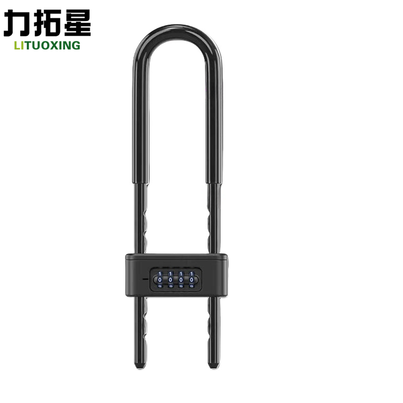 力拓星 U型防盗密码锁 普通款35cm 把高清大图