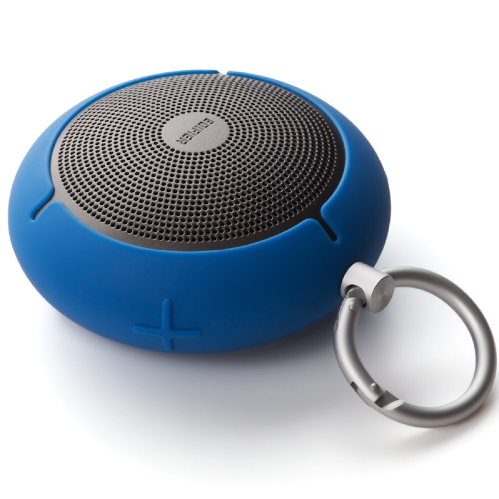 漫步者 (EDIFIER)M100 迷你型蓝牙音箱 三防户外音箱 便携插卡音响 蓝色高清大图