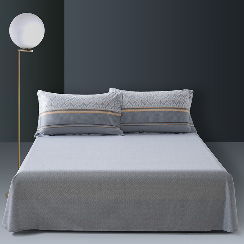 水星家纺 122098 全棉抗菌四件套 奕然 1.8米床高清大图