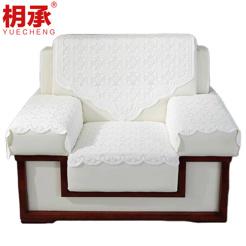 枂承 沙发巾坐垫90*90cm 条