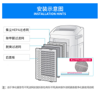 夏普(sharp) FZ-GF380X 空气净化器滤网 KC-W380SW-W配套滤网