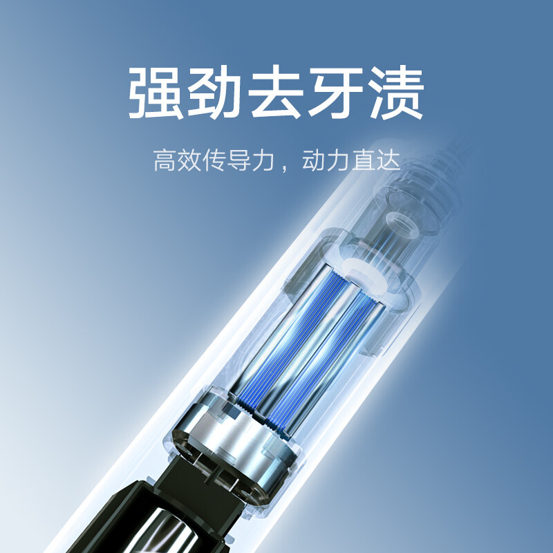 小米(MI)电动牙刷T301 米家原装声波电动牙刷成人情侣男女家用全身水洗防水长续航智能充电防水细软刷毛牙刷头高清大图