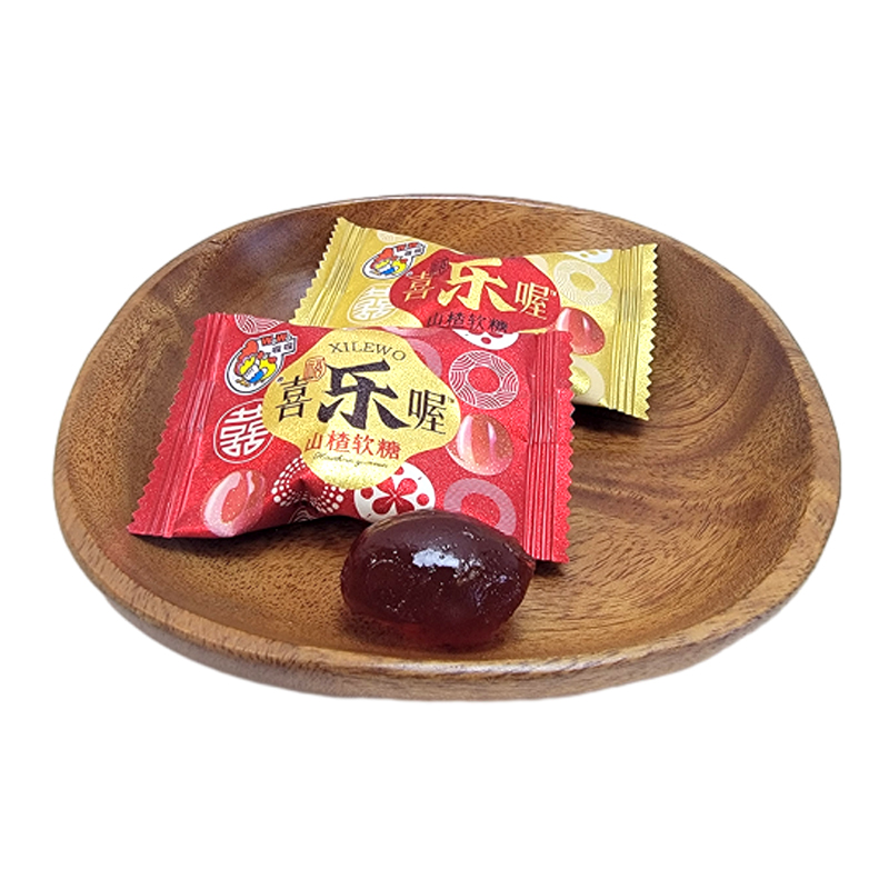 喔喔山楂软糖果散装250g婚庆结婚喜糖年货休闲零食品凝胶糖果高清大图