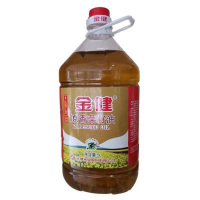 [规格:1桶装 5L/桶]金健 原香菜籽油5公斤 植物油优质菜油桶装食用油 物理压榨 植物油 健康菜油