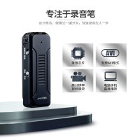 夏新(Amoi) 专业微型录音笔高清远距离降噪声控高清480p微型小摄像记录仪 录音笔超长摄像6小时 黑B500+16G