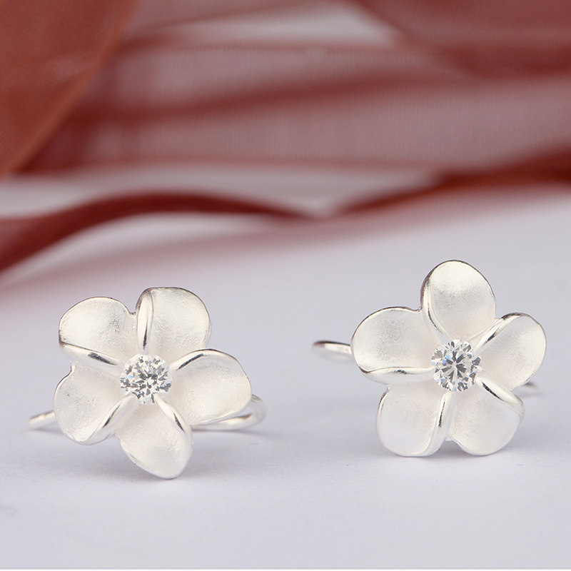 【复古花朵纯银耳环】报价行情_排行_品牌_参数_怎么