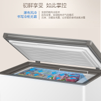 Haier/海尔风冷无霜冷柜卧式家用冷柜冷藏冷冻转换深冷速冻冰柜BC/BD-280WEG