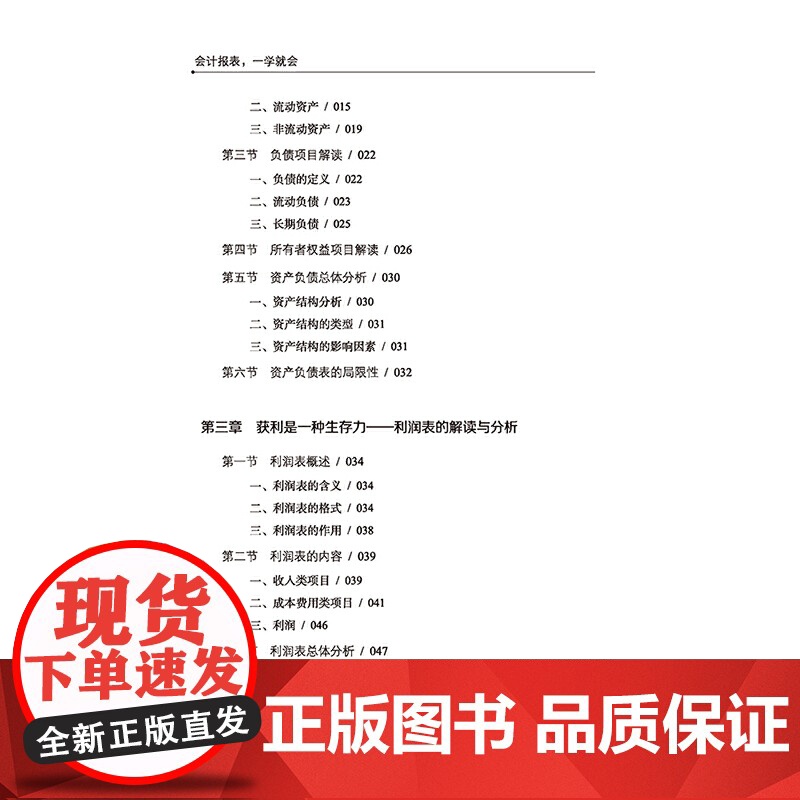 会计报表,一学就会高清大图