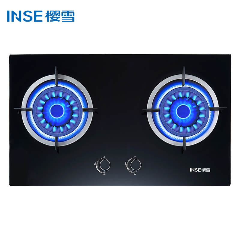 台式嵌入式两用炉具 燃气灶 煤气灶具JZY/T-Q1316(B)钢化玻璃天然气12T