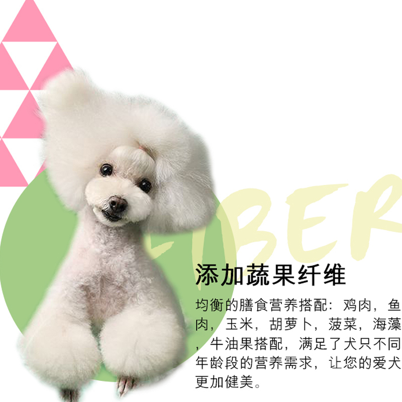teb汤恩贝狗粮x2蔬果纤维祛泪痕通用型犬粮大狗粮