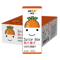 臻富100%纯果蔬汁200g*24瓶整箱 胡萝卜汁蔬菜果汁健康不加糖饮品饮料