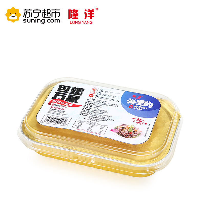 隆洋 麻辣小海螺 300g 即食海鲜 微波加热 方便美味
