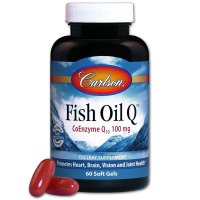 [保护心脏]Carlson 康一生 辅酶Q10鱼油胶囊 60粒/瓶 美国进口