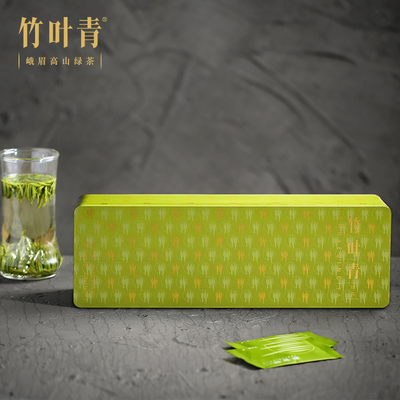 2019春茶竹叶青茶叶峨眉高山茶绿茶特级品味商务礼盒228g